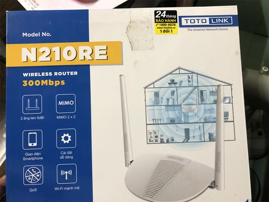 Khách hàng review Router Wifi Chuẩn N 300Mbps Totolink N210RE V1 3