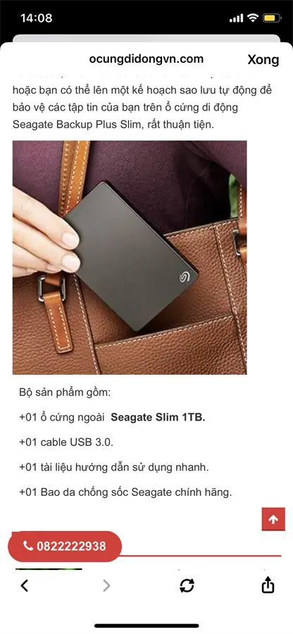 Khách hàng review Ổ cứng HDD 1TB Seagate Backup Plus Slim Bạc 1