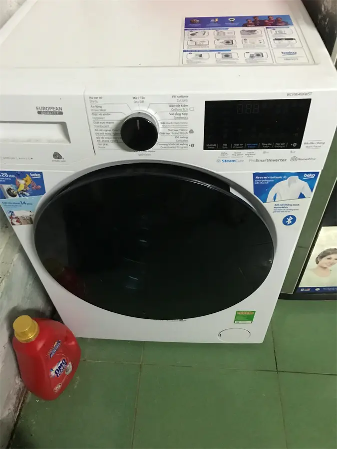 Khách hàng review Máy giặt Beko Inverter 9 kg WCV9649XWST 10