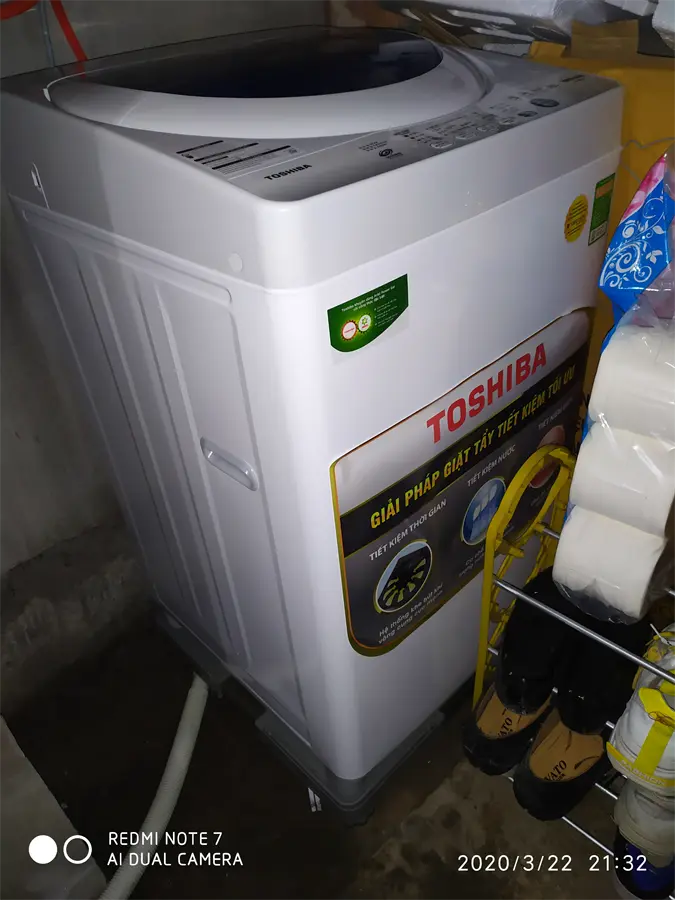 Khách hàng review Máy giặt Toshiba 7 kg AW-A800SV WB 19