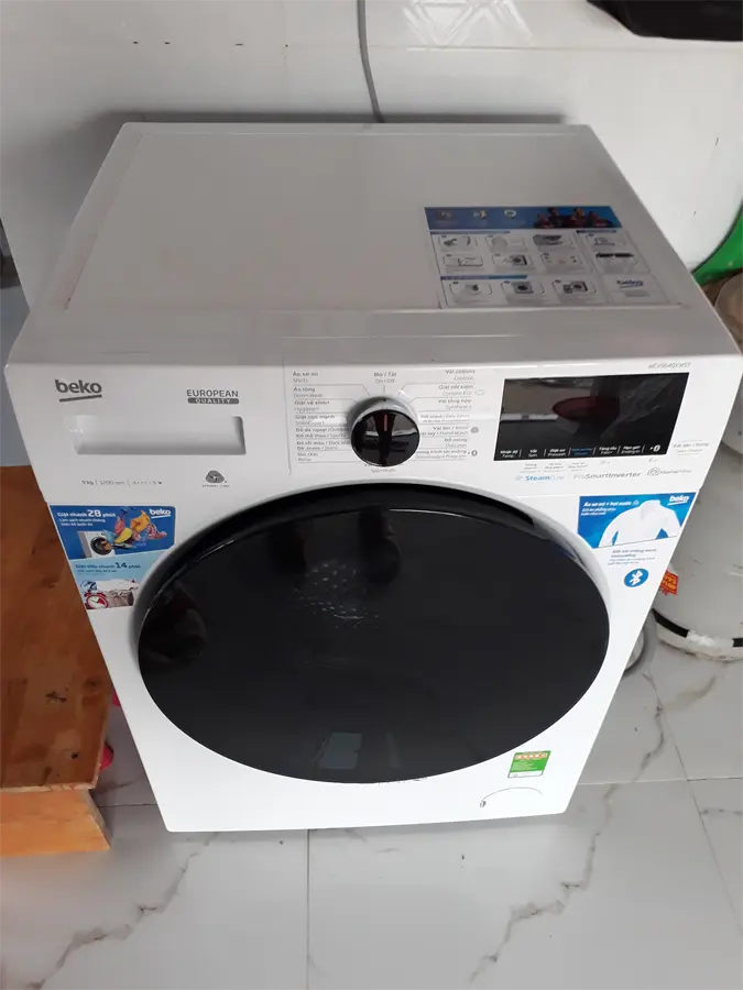 Khách hàng review Máy giặt Beko Inverter 9 kg WCV9649XWST 9