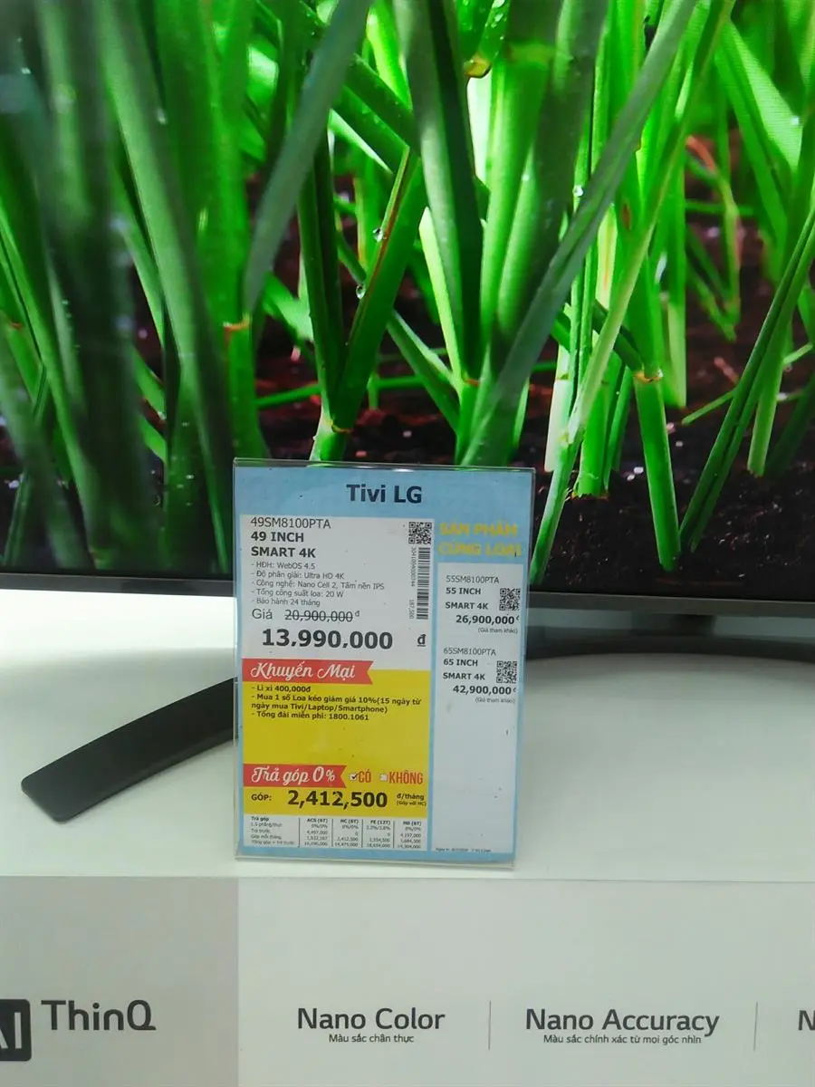 Khách hàng review Smart Tivi NanoCell LG 4K 49 inch 49SM8100PTA 12