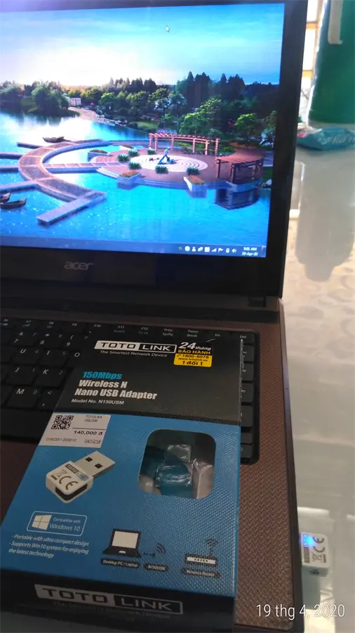 Khách hàng review USB Wifi 150Mbps Totolink N150USM Trắng 3