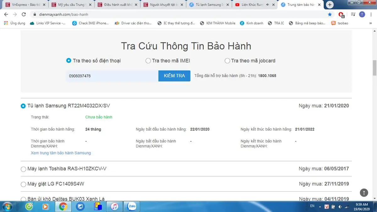 Khách hàng review Tủ lạnh Samsung Inverter 236 lít RT22M4032DX/SV 5