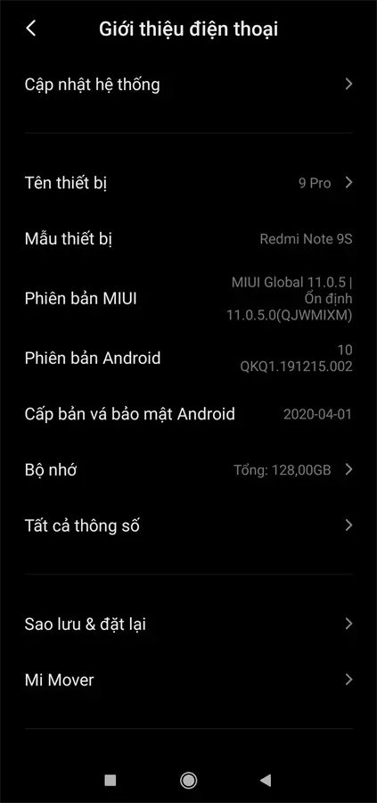 Khách hàng review Điện thoại Xiaomi Redmi Note 9S 97