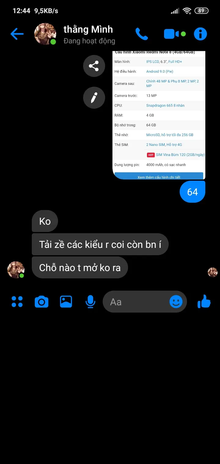 Khách hàng review Điện thoại Xiaomi Redmi 8 (4GB/64GB) 5