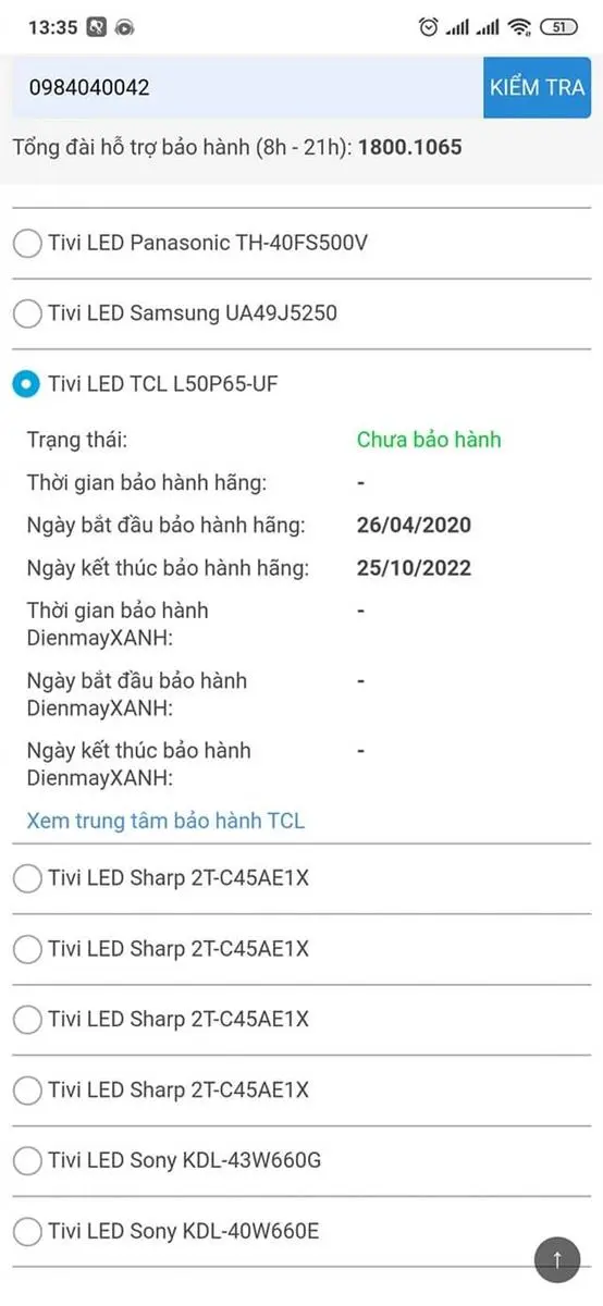 Khách hàng review Smart Tivi TCL 4K 50 inch L50P65-UF 2