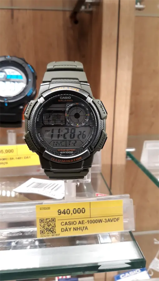 Khách hàng review Đồng hồ CASIO Timeless 43.5 mm Nam AE-1000W-3AVDF 5