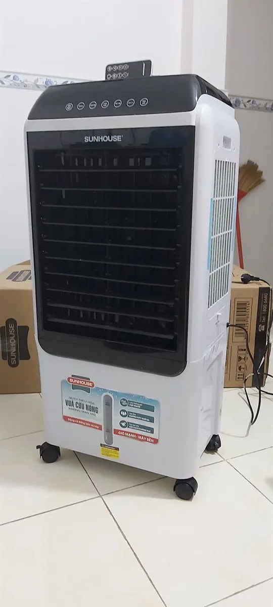 Khách hàng review Quạt điều hòa Sunhouse SHD7727 150W 127