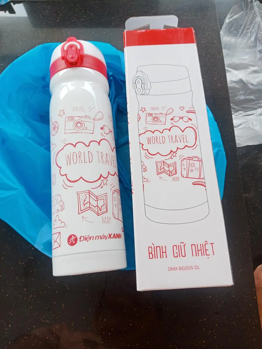 Khách hàng review Bình giữ nhiệt inox 500 ml DMX BG005 10