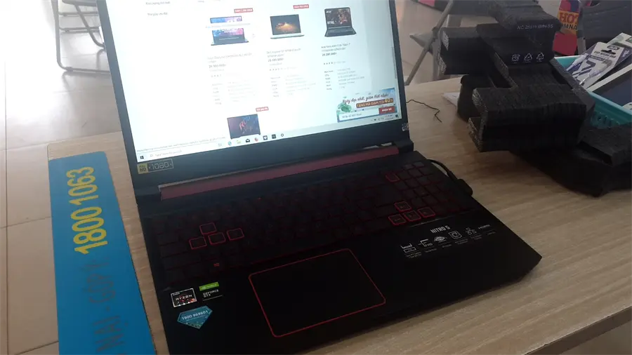Khách hàng review Laptop Acer Nitro AN515 43 R9FD R5 3550H/8GB/512GB/4GB GTX1650/Win10 (NH.Q6ZSV.003) 1