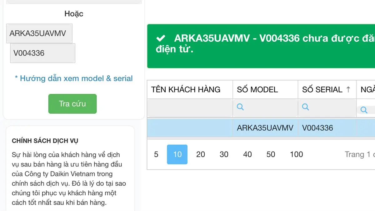 Khách hàng review Máy lạnh Daikin Inverter 1.5 HP ATKA35UAVMV 2
