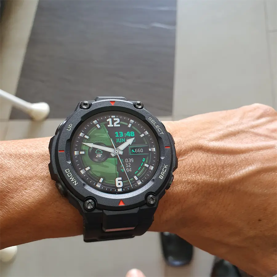 hách hàng review Đồng hồ thông minh Huami Amazfit T-Rex Đen 6