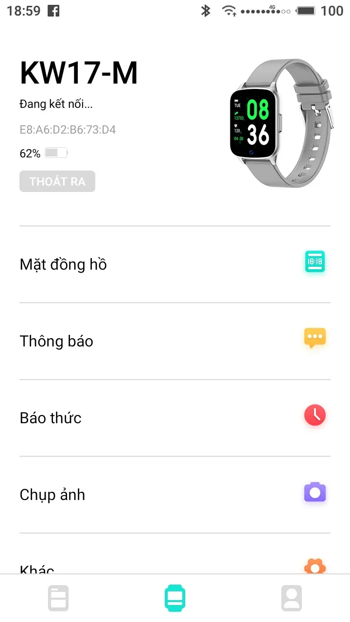 Khách hàng review Đồng hồ thông minh BeU Fit KW17 đen 2