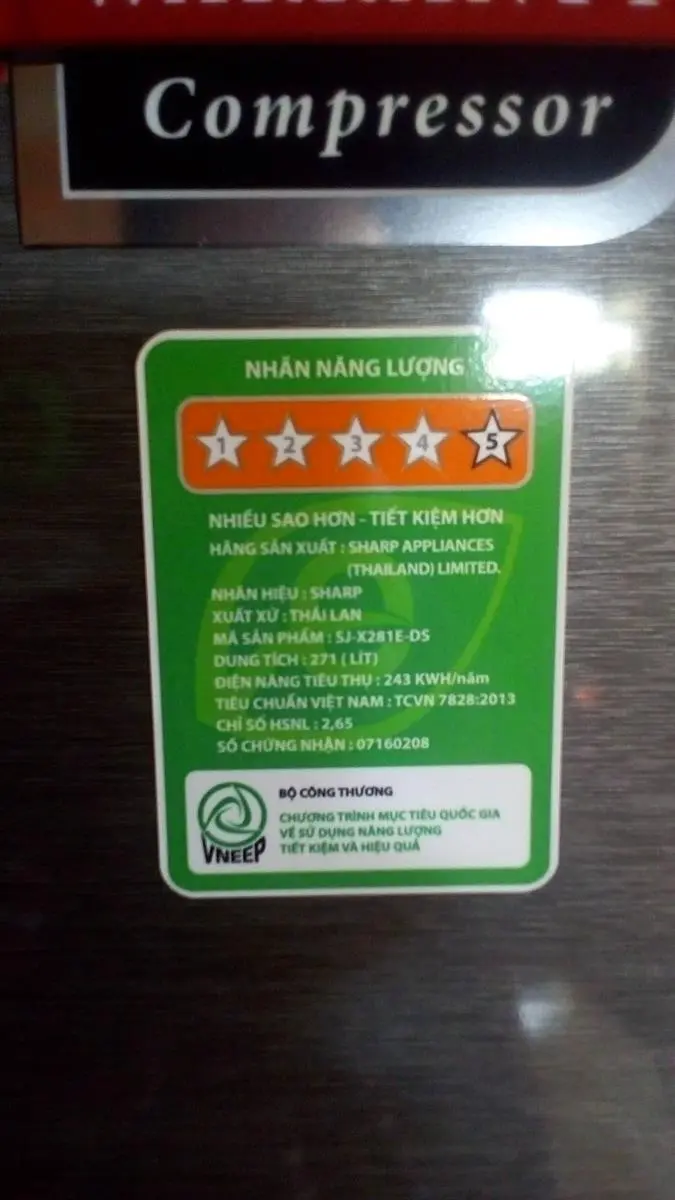 Khách hàng review Tủ lạnh Sharp Inverter 253 lít SJ-X281E-DS 4