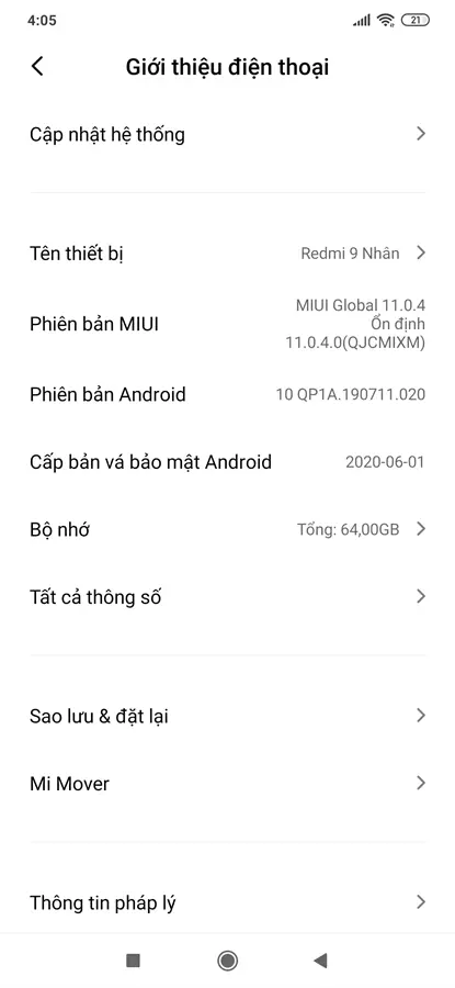 Khách hàng review Điện thoại Xiaomi Redmi 9 (4GB/64GB) 27