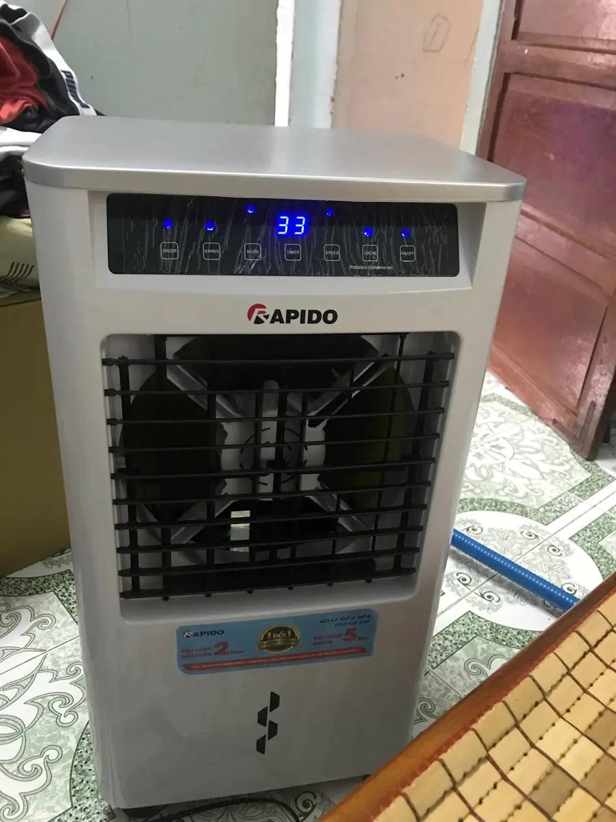 Khách hàng review Quạt điều hòa Rapido 3000D 40W 39