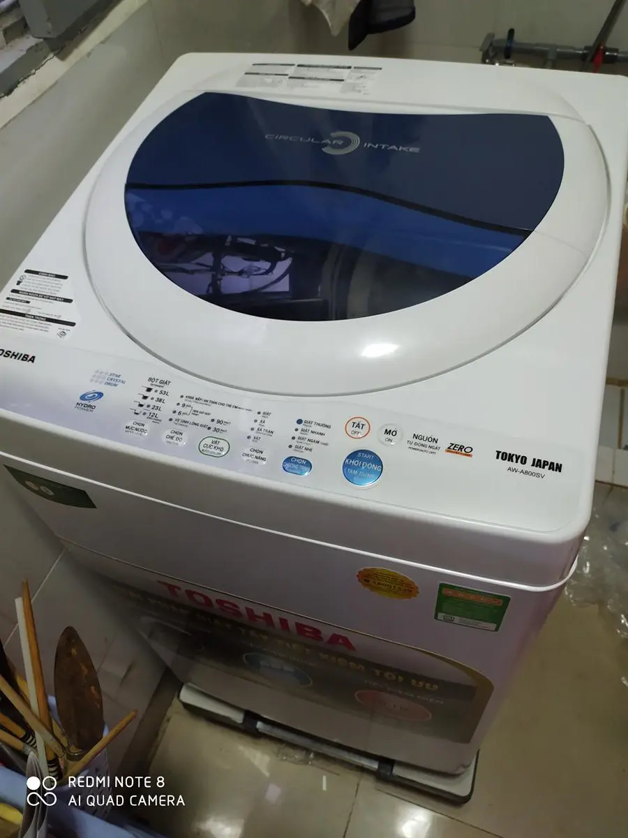 Khách hàng review Máy giặt Toshiba 7 kg AW-A800SV WB 17