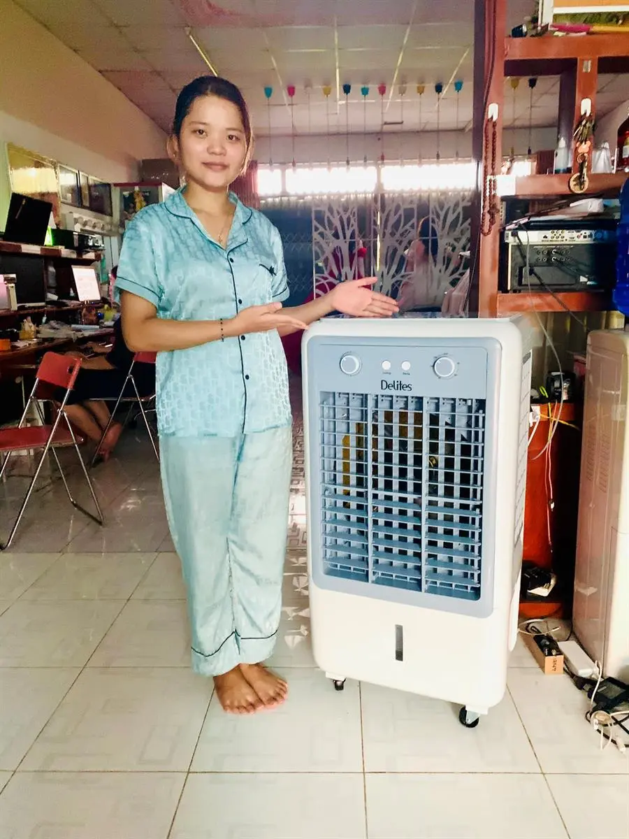 Khách hàng review Quạt điều hòa Delites BR-A12 125W 26