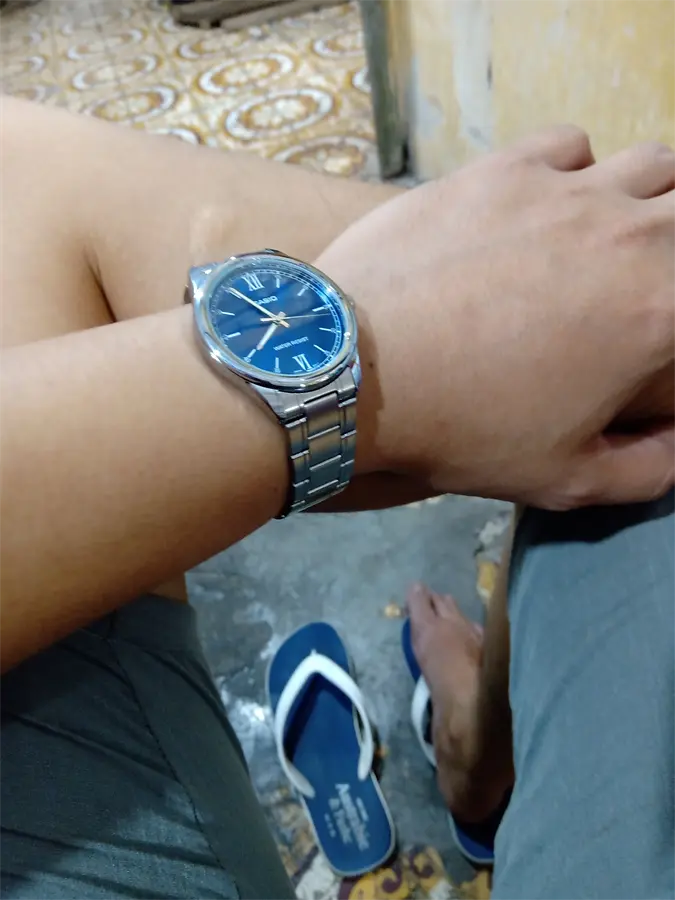 hách hàng review Đồng hồ Nam Casio MTP-V005D-2B1UDF 6
