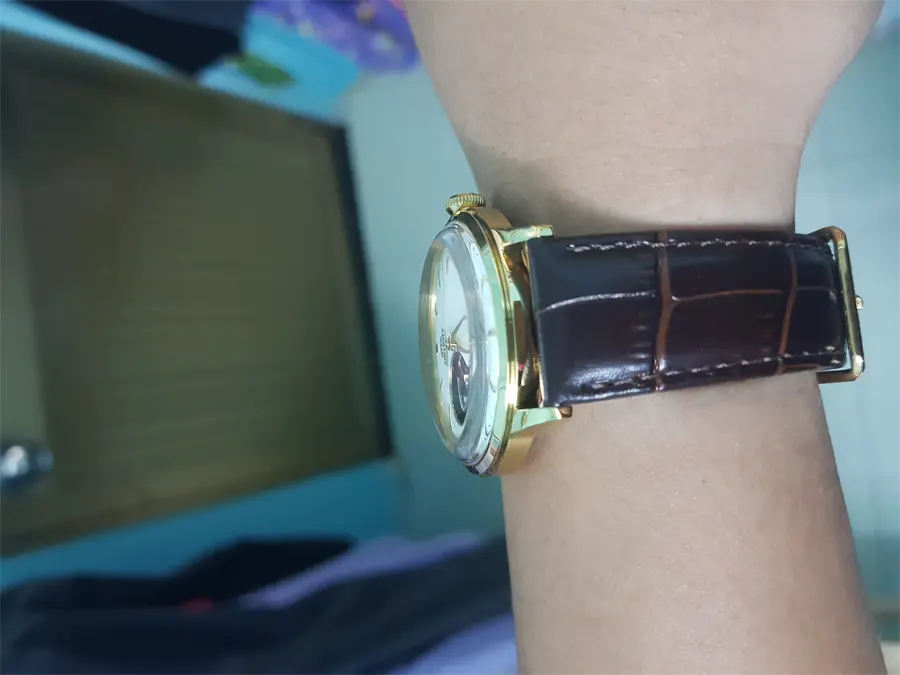 Khách hàng review Đồng hồ ORIENT Bambino 40 mm Nam RA-AG0003S10B 5