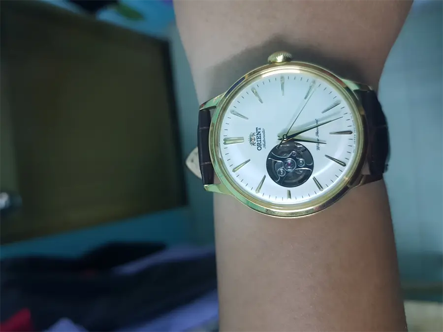 Khách hàng review Đồng hồ ORIENT Bambino 40 mm Nam RA-AG0003S10B 4