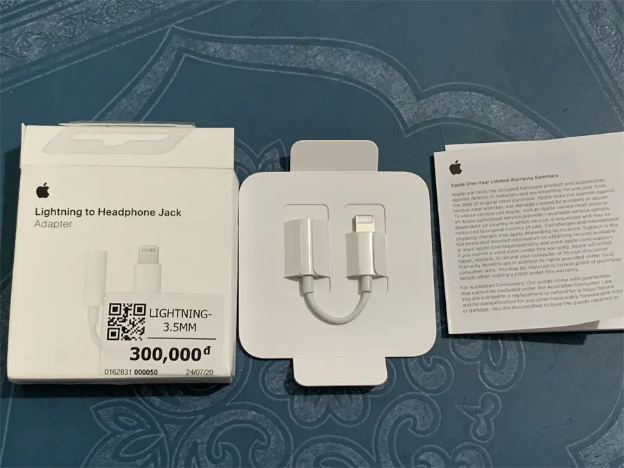 Khách hàng review Cáp chuyển đổi Lightning sang 3.5mm Apple MMX62 10
