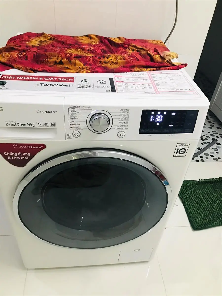 Khách hàng review Máy giặt LG Inverter 9 kg FC1409S2W 12