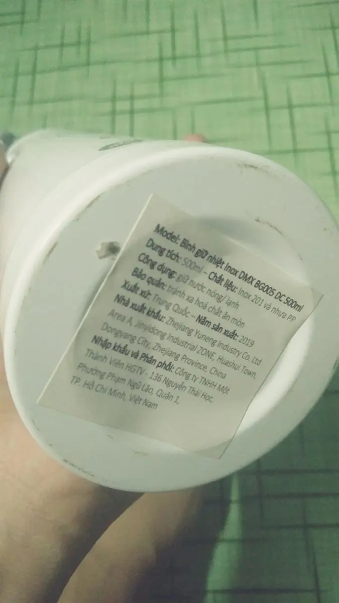 Khách hàng review Bình giữ nhiệt inox 500 ml DMX BG005 8