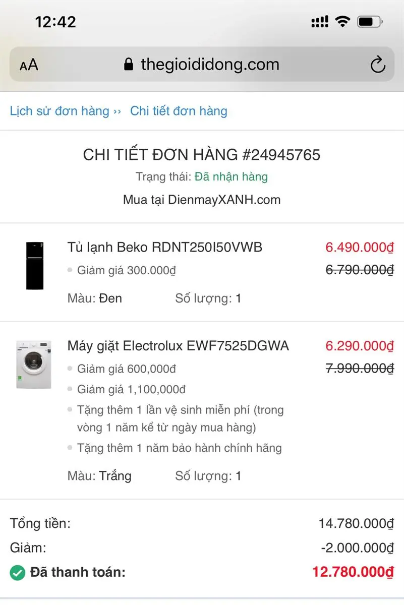 Khách hàng review Tủ lạnh Beko Inverter 221 lít RDNT250I50VWB 1