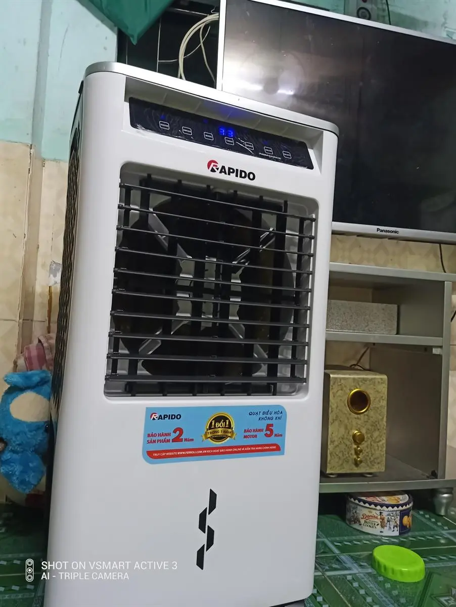 Khách hàng review Quạt điều hòa Rapido 3000D 40W 35