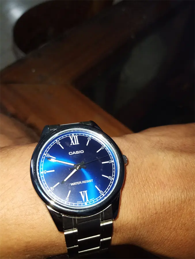Khách hàng review Đồng hồ Nam Casio MTP-V005D-2B1UDF 5