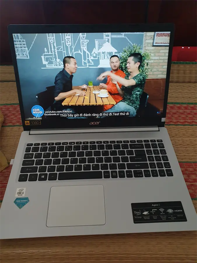 Khách hàng review Laptop Acer Aspire A515 55 55HG i5 1035G1/8GB/512GB/Win10 (NX.HSMSV.004) 2
