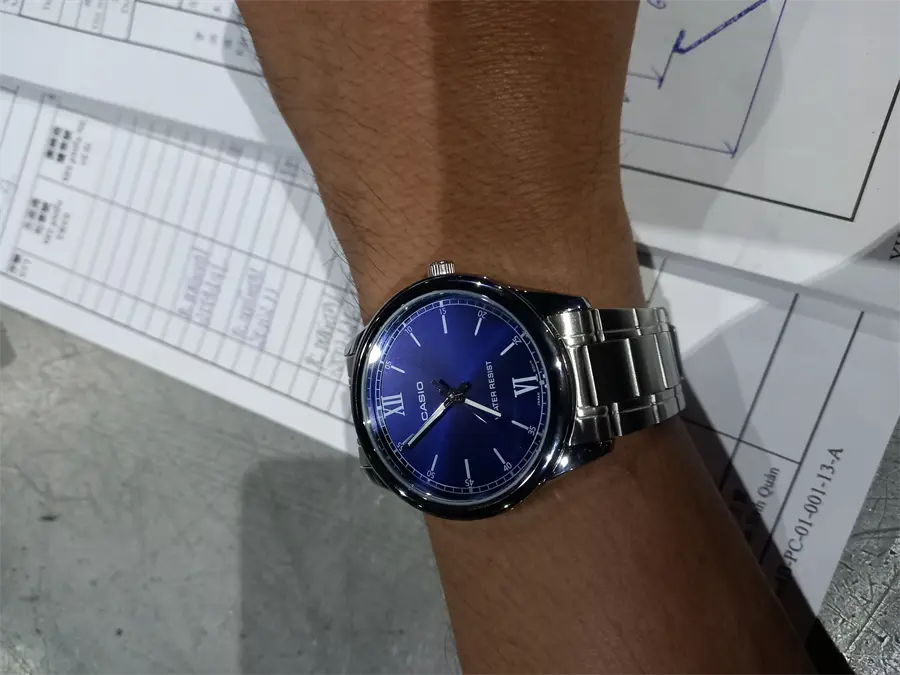 Khách hàng review Đồng hồ Nam Casio MTP-V005D-2B1UDF 3