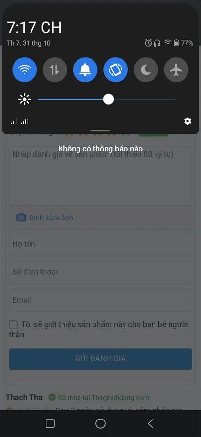 Khách hàng review Điện thoại Vsmart Aris (6GB/64GB) 5