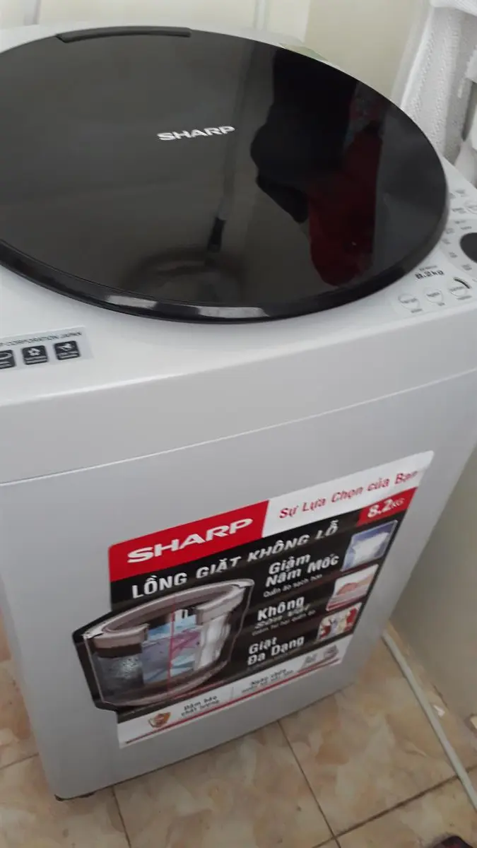 Khách hàng review Máy giặt Sharp 8.2 kg ES-W82GV-H 2