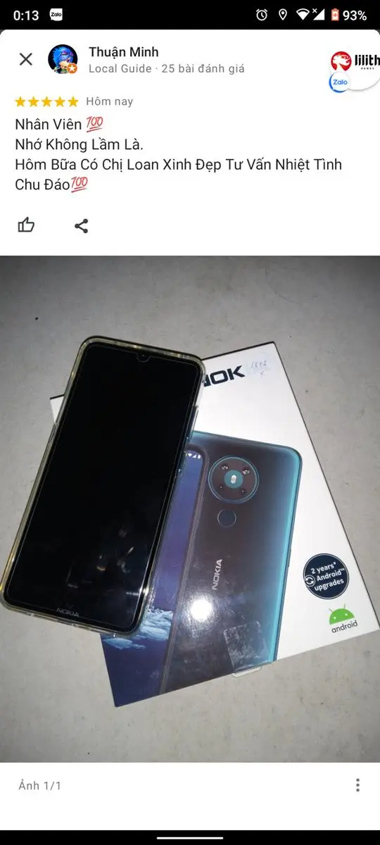 Khách hàng review Điện thoại Nokia 5.3 1