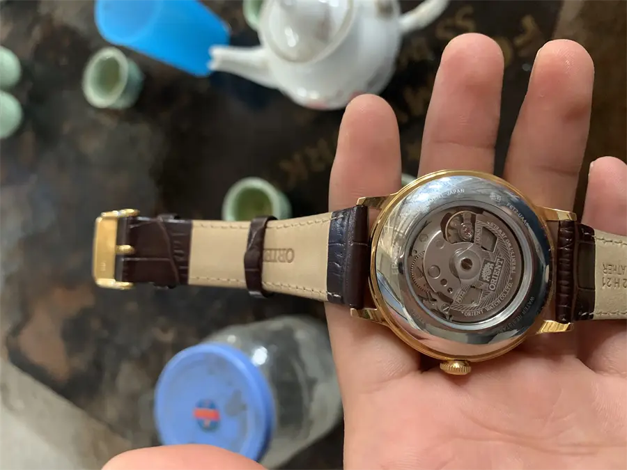 Khách hàng review Đồng hồ ORIENT Bambino 40 mm Nam RA-AG0003S10B 3