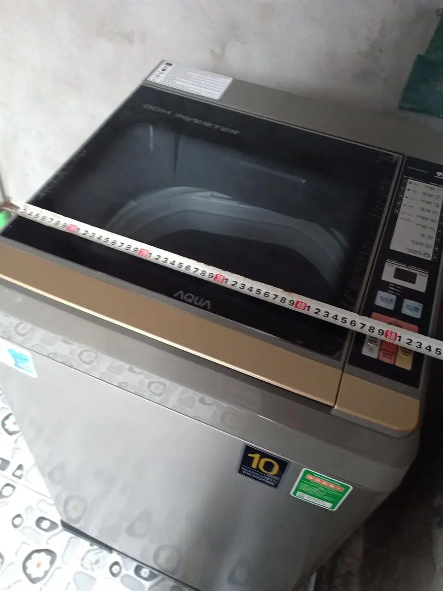 Khách hàng review Máy giặt Aqua Inverter 9 Kg AQW-DK90CT S 3