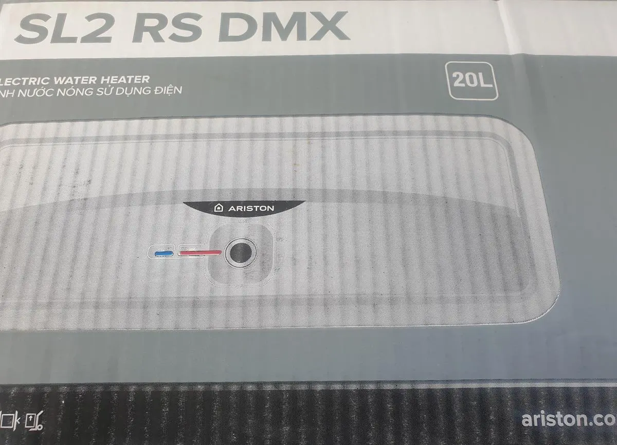 Khách hàng review Máy nước nóng gián tiếp Ariston 20 lít 2500W SL2 20 RS 2.5 FE 12
