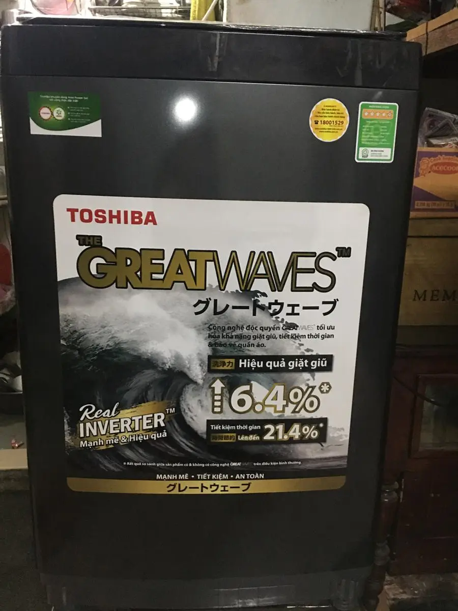 Khách hàng review Máy giặt Toshiba Inverter 9.0 kg AW-DK1000FV(KK) 5