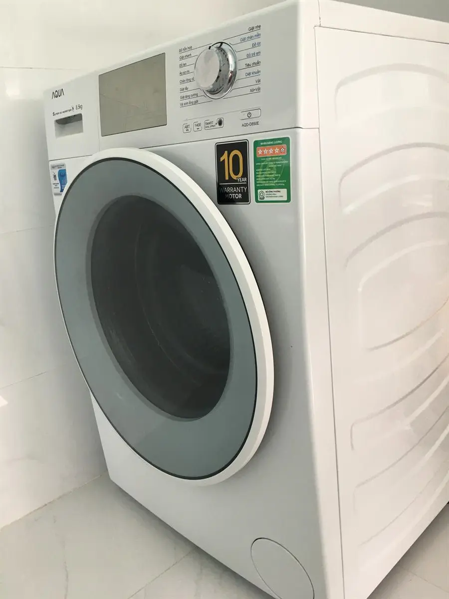 Khách hàng review Máy giặt Aqua Inverter 8.5 kg AQD-D850E W 11