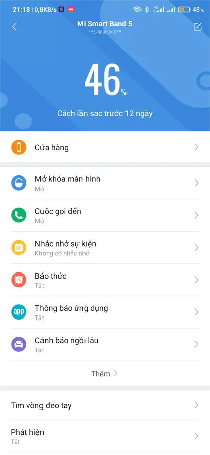 Khách hàng review Vòng đeo tay thông minh Mi Band 5 37