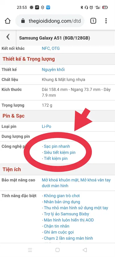 Khách hàng review Điện thoại Samsung Galaxy A51 (8GB/128GB) 1