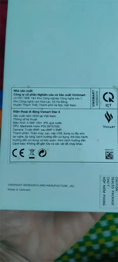 Khách hàng review Điện thoại Vsmart Star 4 (2GB/16GB) 2