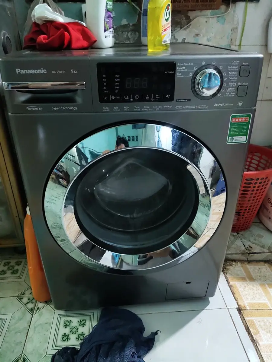 Khách hàng review Máy giặt Panasonic Inverter 9 Kg NA-V90FX1LVT 42