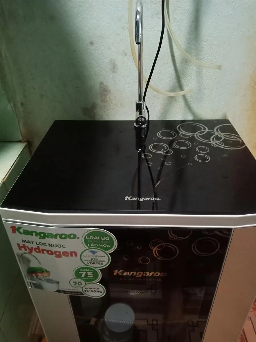 Khách hàng review Máy lọc nước RO Hydrogen Kangaroo VTU KG100HA 9 lõi 15
