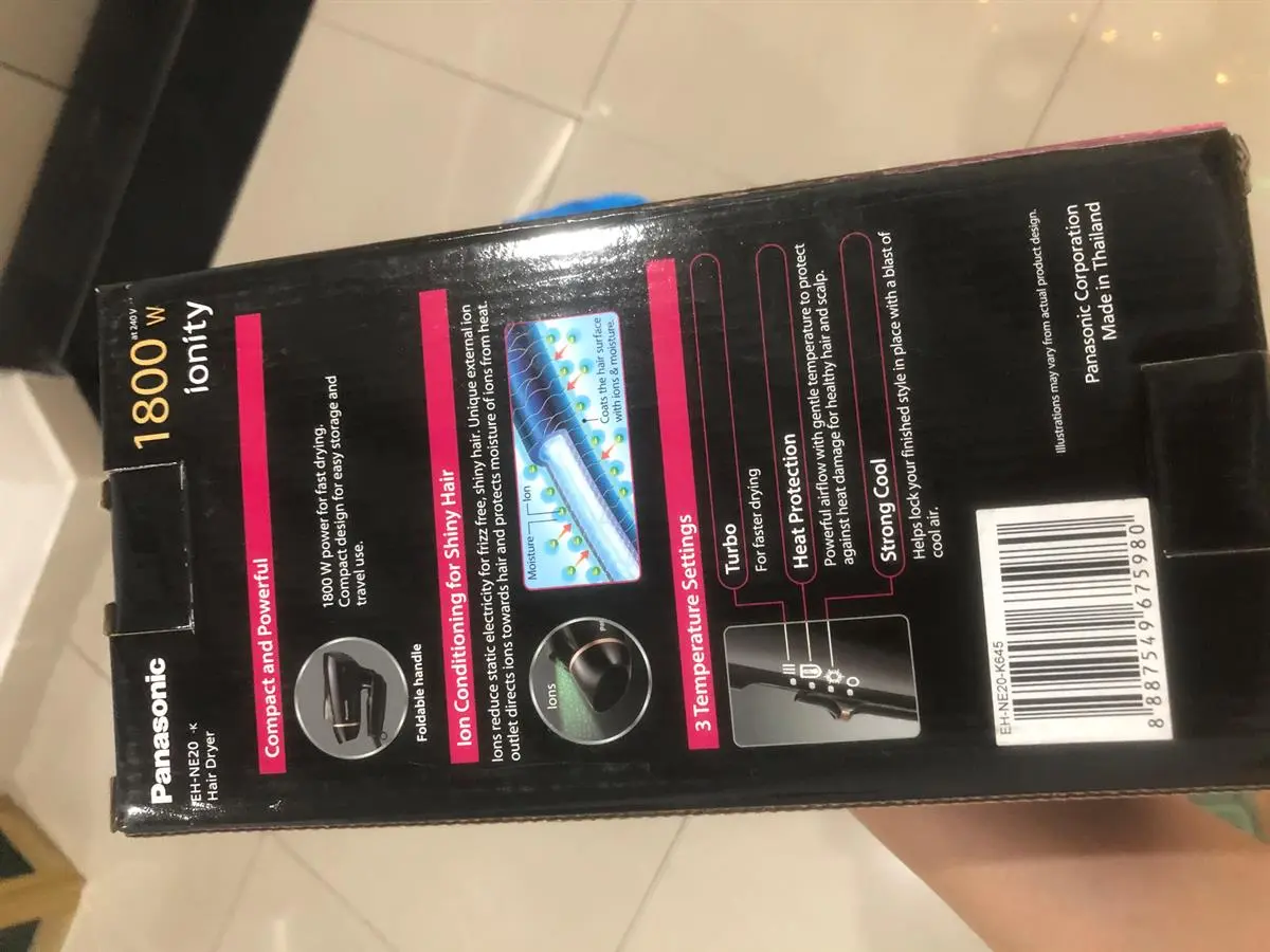 Khách hàng review Máy sấy tóc 1800W Panasonic EH-NE20-K645 5