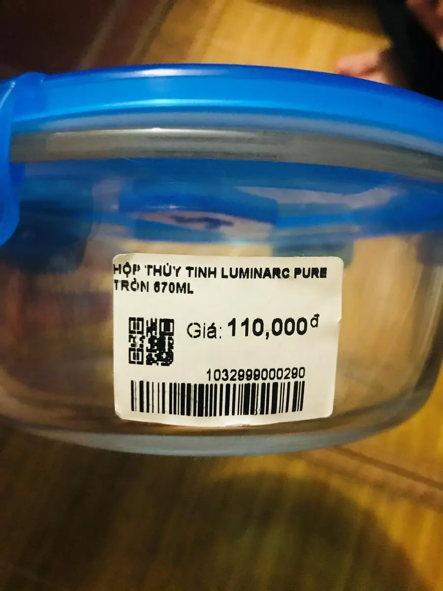 Khách hàng review Hộp đựng thực phẩm thủy tinh 670 ml Luminarc Pure 1