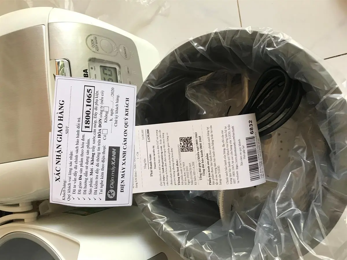 Khách hàng review Nồi cơm điện tử Toshiba 1.8 lít RC-18NMFVN(WT) 43
